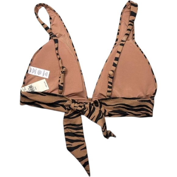Aerie Bikini Top Size Medium‎ NWT MSRP $34.95 Animal Print - Picture 4 of 10